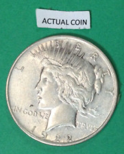 1922 peace dollar for sale  Shipping to Ireland