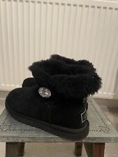 Black suede ugg for sale  BARNSLEY