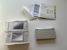Consola portátil Nintendo DS Lite metálica plateada en caja original completa en muy buena condición segunda mano  Embacar hacia Argentina