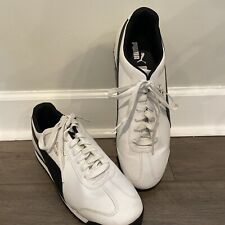 Zapatillas de tenis PUMA Roma para hombre talla 14 básicas blancas negras 353572 04 segunda mano  Embacar hacia Mexico