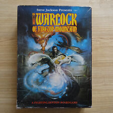 Used, WARLOCK of FIRETOP MOUNTAIN BOARD GAME Inomplete (READ) GW Fighting Fantasy M15 for sale  Shipping to South Africa