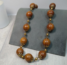 Wooden round bead for sale  SHREWSBURY