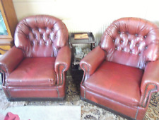 Pendragon leather armchairs for sale  FRINTON-ON-SEA