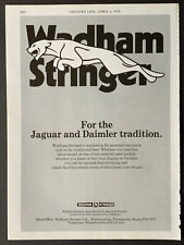 Wadham stringer jaguar for sale  RETFORD