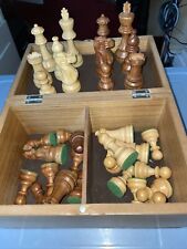 Schachfiguren holz gebraucht gebraucht kaufen  Langen