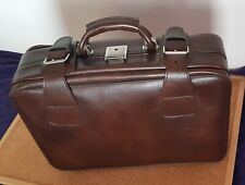 Mala de couro vintage marrom bagagem - mala dura bolsa de viagem anos 60-L=18 polegadas comprar usado  Enviando para Brazil