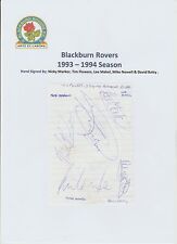 Blackburn rovers 1993 for sale  TUNBRIDGE WELLS