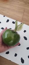 Green glass apple for sale  STOCKPORT