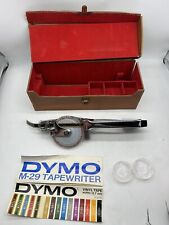 Vintage Dymo M29 Tape Writer Embossing Tool Label Maker Metal Heavy Duty USA for sale  Shipping to South Africa