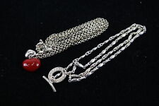 sterling silver t bar necklace for sale  LEEDS