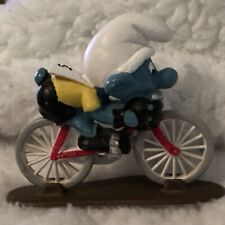 Smurf cyclist yellow for sale  HIGH WYCOMBE