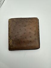 Genuine Ostrich Light Brown Wallet Vintage Read Note for sale  Shipping to South Africa