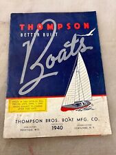 Thompson boats brochure for sale  Aberdeen