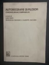 Autobiografie filosofi 1982 usato  Campi Bisenzio