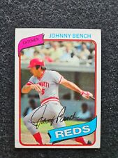 1980 Topps #100 Johnny Bench Cincinnati Reds for sale  Shipping to South Africa