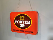 Applique lumineuse Publicitaire  BIÈRE PORTER 39 BAR Lampe d'occasion  France