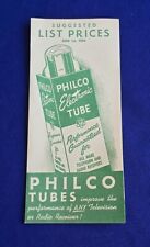 Usado, TUBO ELECTRÓNICO PHILCO TUBES 1954 anuncio precio de lista segunda mano  Embacar hacia Argentina