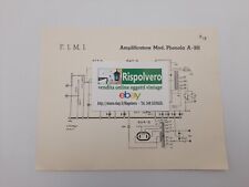 Schema elettrico amplificatore usato  Tivoli