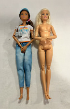 Mattel Barbie Made To Move & Barbie Extra Lot of 2 Articulated Dolls, used for sale  Shipping to South Africa