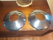 Pair 1960s 15" Willys Jeep Cj5 Dog Dish Front Hubcaps for sale  Shipping to South Africa