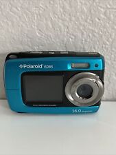 Cámara compacta digital impermeable azul Polaroid iS085 16,0 MP PROBADA segunda mano  Embacar hacia Argentina