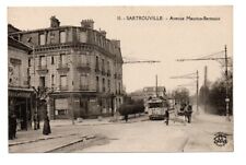 Cpa sartrouville. tramway d'occasion  Andrésy
