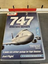 747 200/300 SERIES Pc DVD Rom Add-On Flight Simulator Sim 2004 & X FS2004 FSX comprar usado  Enviando para Brazil