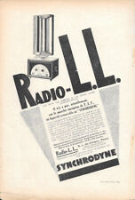 Radio l.l. synchrodyne usato  Diano San Pietro