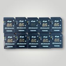 Lote de 10 tarjetas de memoria SDHC SD/Clase 4 auténticas SD-K04G FABRICANTE DE EQUIPOS ORIGINALES de 4 GB segunda mano  Embacar hacia Argentina