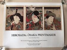 Hirosada osaka printmaker for sale  Santa Fe Springs