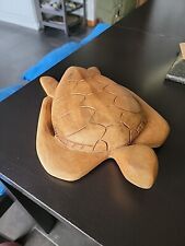 Wooden turtle carving for sale  SWANSEA