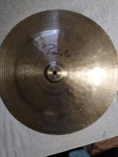 Usado, Paiste firma platillo delgado porcelana 18 pulgadas bonito sonido de choque segunda mano  Embacar hacia Argentina