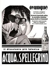 Pubblicita 1931 acqua usato  Biella