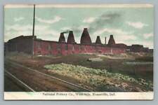 National Pottery Co EVANSVILLE Indiana~Antique Factory Kiln Industrial 1910s, used for sale  USA