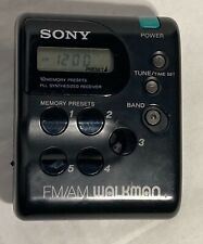 Antigos. Sony Walkman Portátil Digital Am/fm Estéreo para fones de ouvido Rádio Preto SRF-M33 comprar usado  Enviando para Brazil