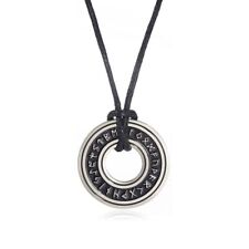 Viking Runes Necklace Norse Runic Elder Futhark Circle Talisman Pendant Ireland for sale  Shipping to South Africa