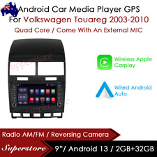 Unidad de cabeza GPS estéreo estéreo para automóvil CarPlay automático Android 13 automóviles de 9" para Volkswagen Touareg segunda mano  Embacar hacia Argentina