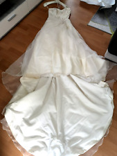 Cosmobella brautkleid schleppe gebraucht kaufen  Olvenstedt