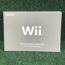 Guía de libro de repuesto de canales y ajustes manuales de operaciones de consola Wii segunda mano  Embacar hacia Mexico
