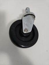 Caster Wheel Swivel Caster 5" x 1” Round Post 2 1/8” Lg Vulcan Rubber for sale  Shipping to South Africa