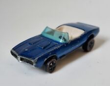 Vintage Hot Wheels Redline Custom Firebird 1967 Blue Cream Interior Blue Glass for sale  Shipping to South Africa