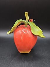 Figura rara Eva Gordon cerâmica maçã com joaninha na folha 3D assinada pelo artista comprar usado  Enviando para Brazil