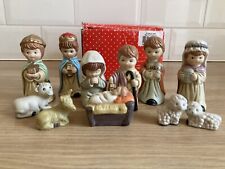 Vintage porcelain nativity for sale  Shipping to Ireland