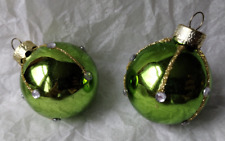 Pair vintage green for sale  Shipping to Ireland
