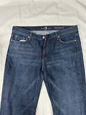 Jeans Seven 7 For All Mankind masculino 38 (38x35) longo bootcut com zíper azul mosca comprar usado  Enviando para Brazil
