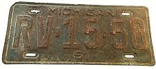 1951 michigan license for sale  Mio