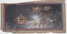 Occasion, Chinese Early Republic (1910s) Hand Painted Home Garden Scene Wood Panel d'occasion  Expédié en France