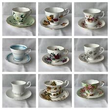 Pretty  Vintage  China Tea Cups and Saucers  - Choice- 99P - £14.95 for sale  Shipping to South Africa