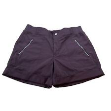 Te Verde Women’s Shorts Comfort Waist Athletic Hiking Purple Size M for sale  Shipping to South Africa