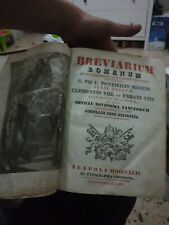 Breviarium romanum 1853 usato  Salerno